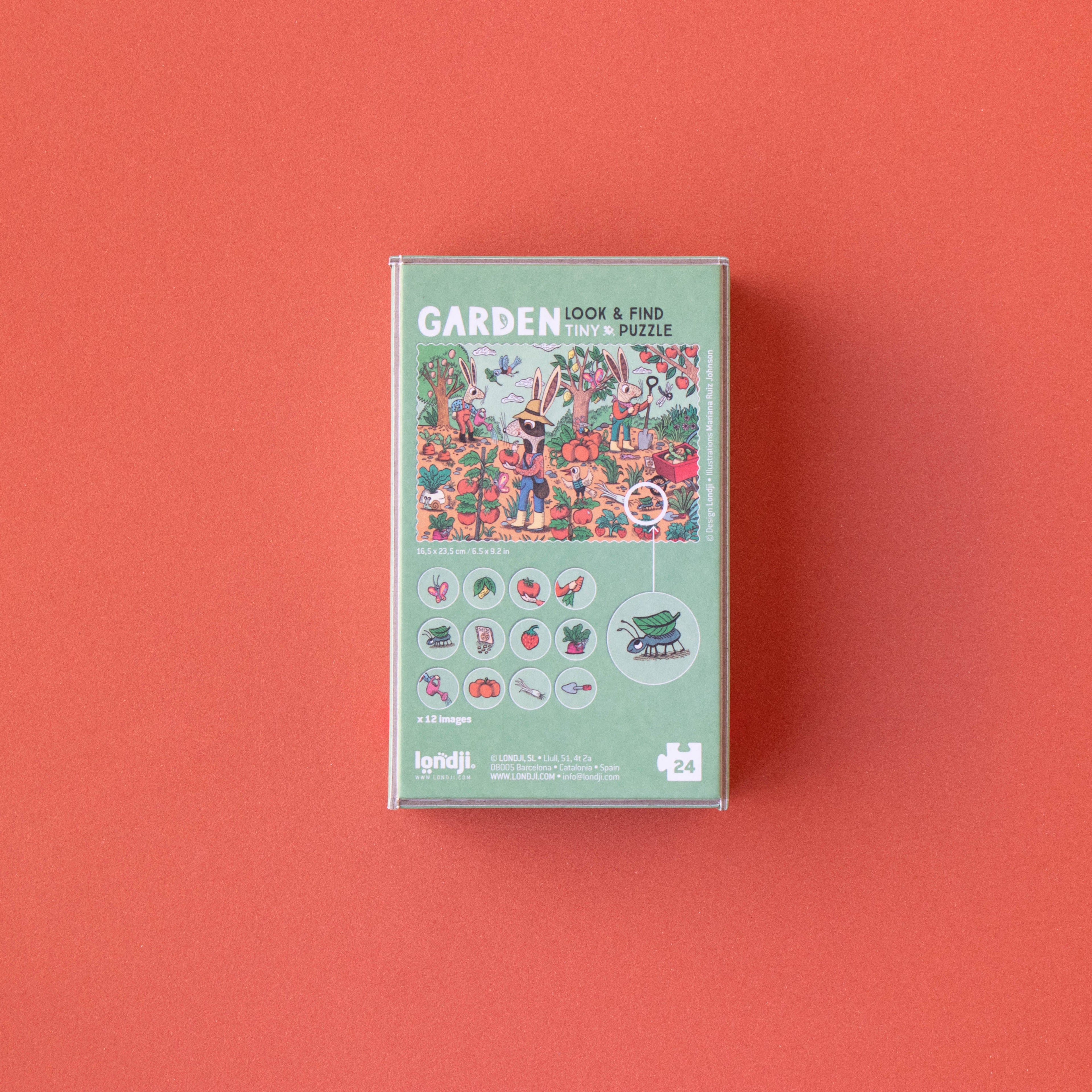 Londji Puzzle – Garden Tiny Puzzle – 24 Teile