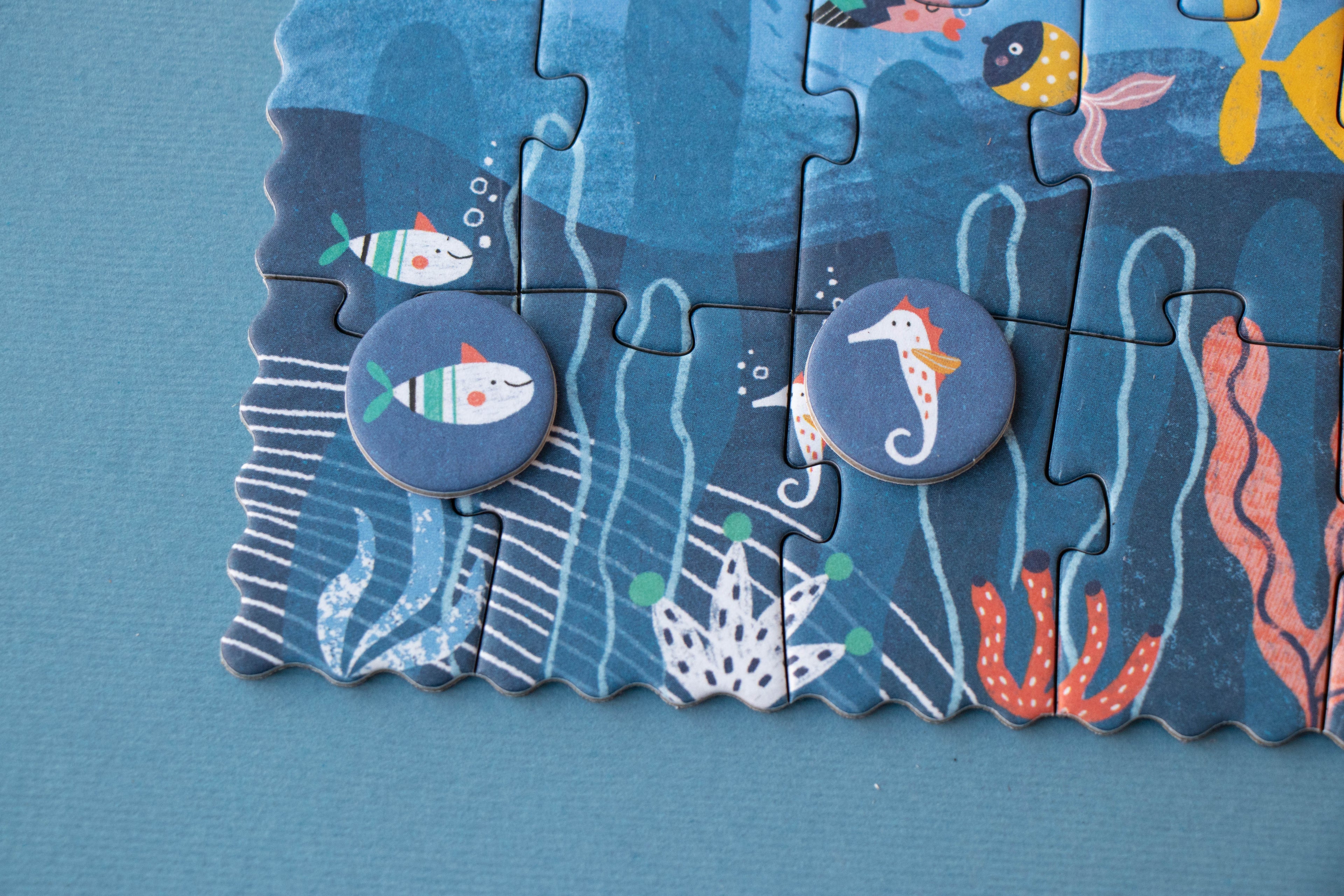 Londji Puzzle – Ocean Tiny Puzzle – 36 Teile