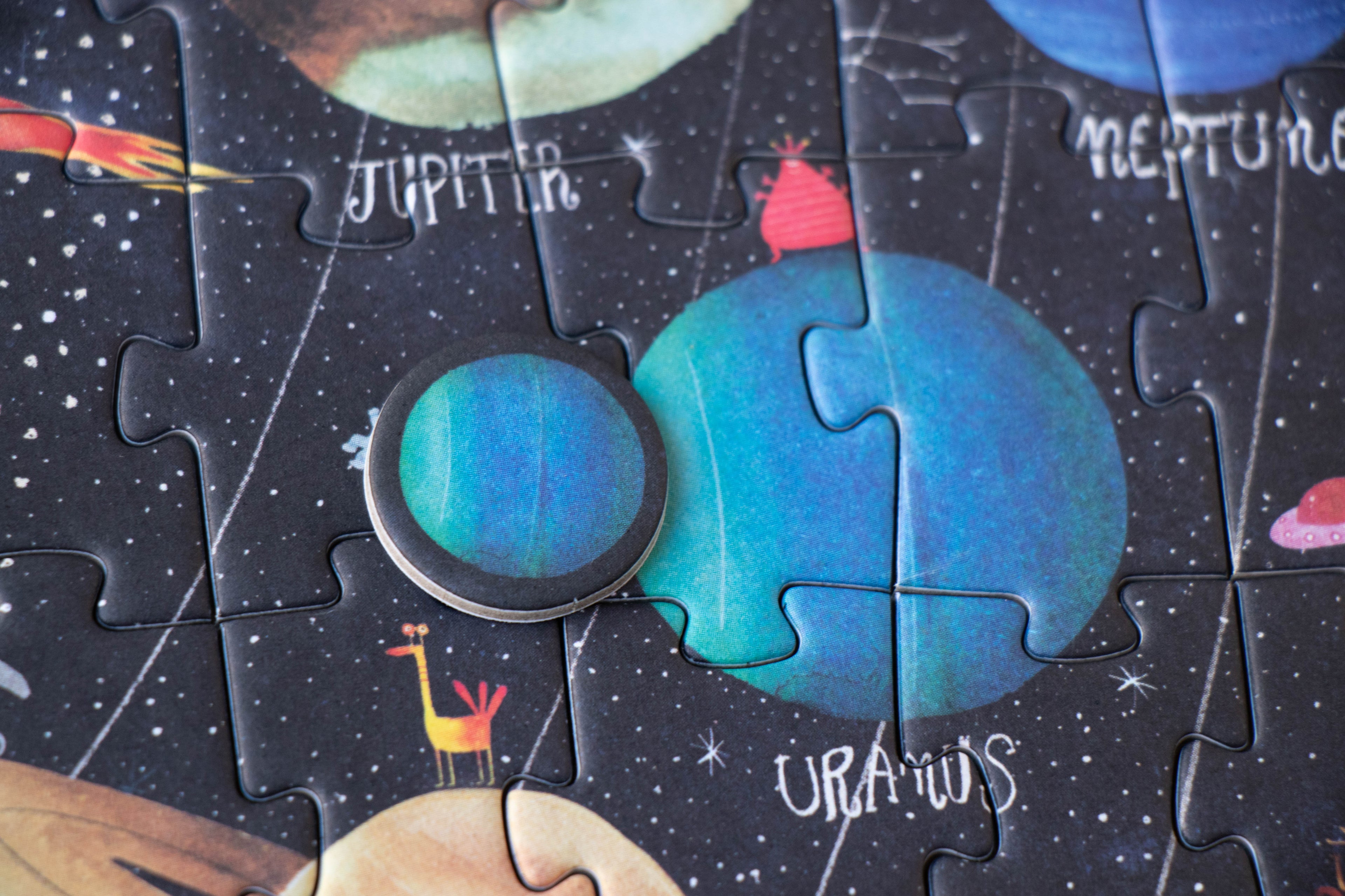 Londji Puzzle – Planets Tiny Puzzle – 50 Teile