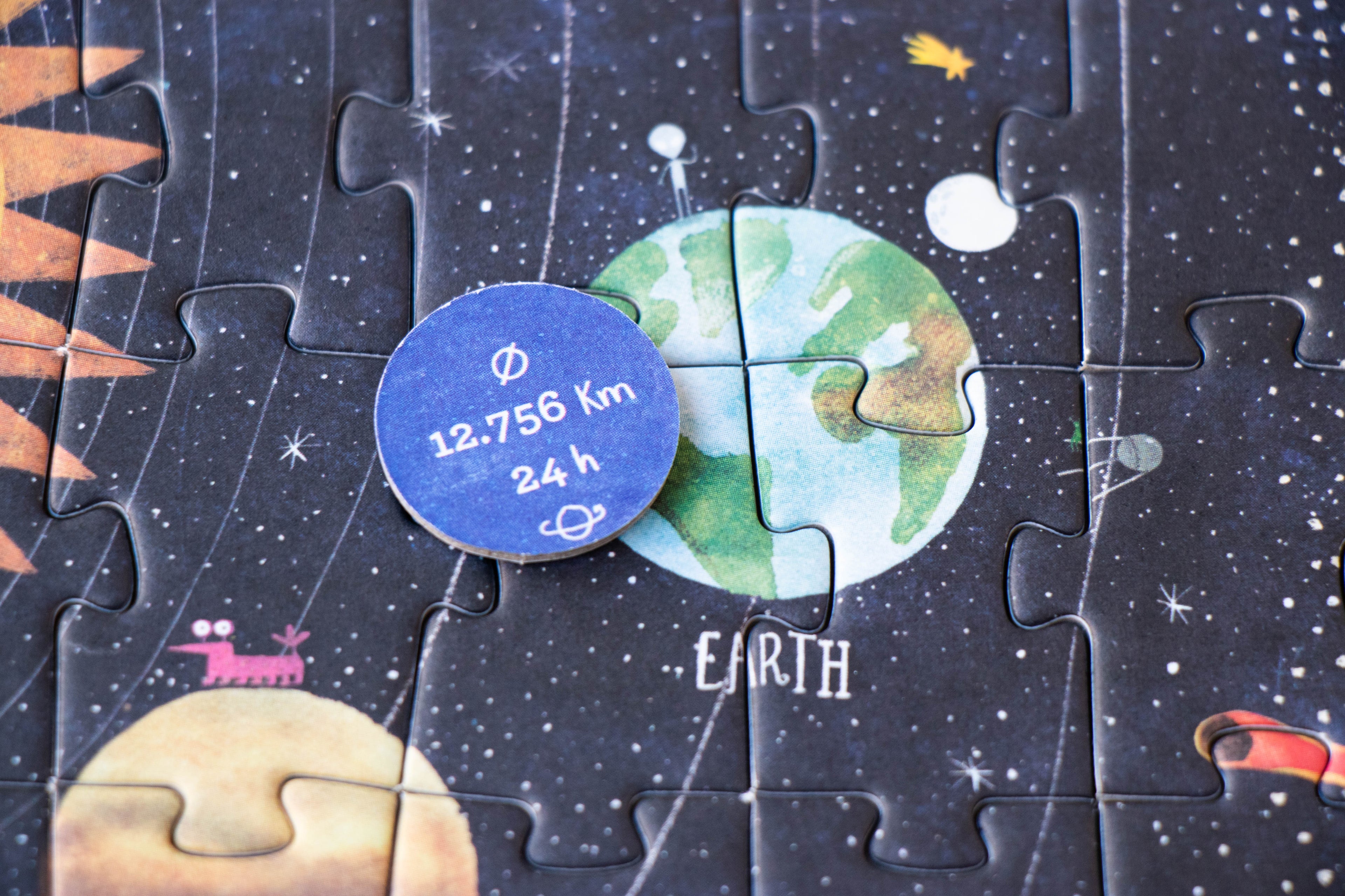 Londji Puzzle – Planets Tiny Puzzle – 50 Teile