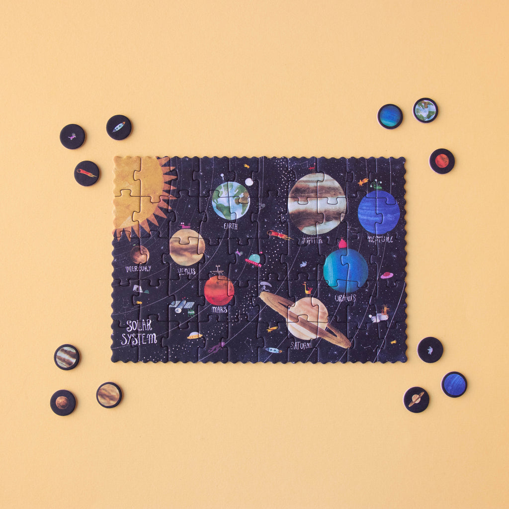 Londji Puzzle – Planets Tiny Puzzle – 50 Teile