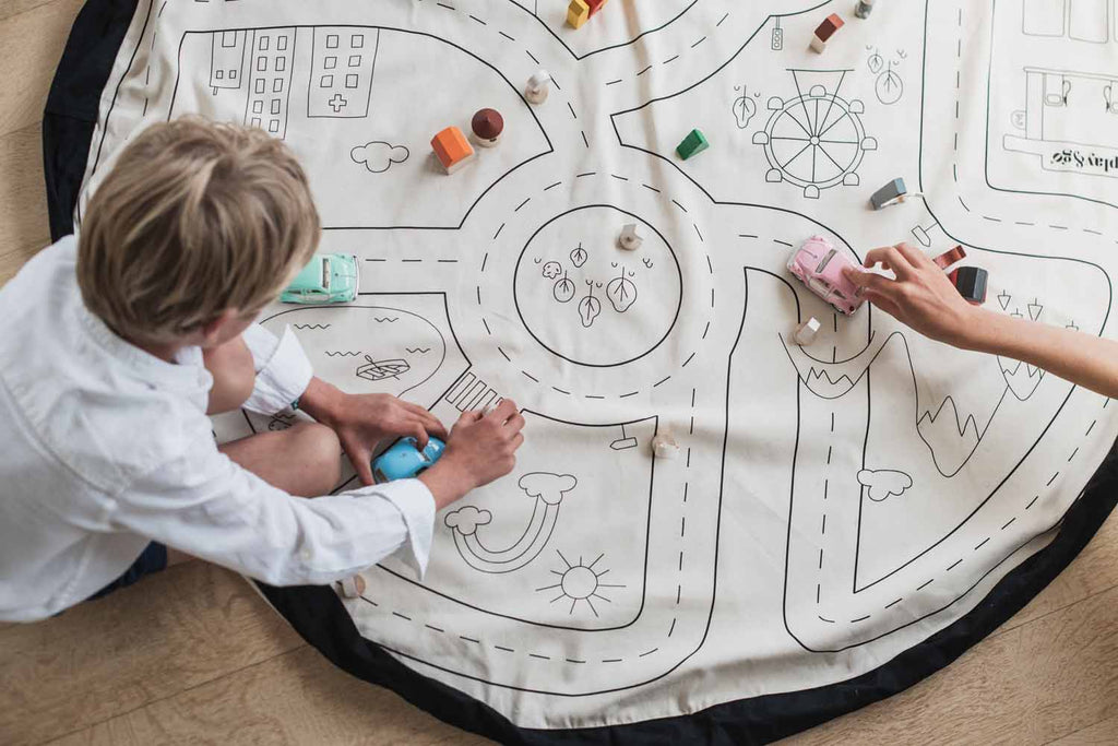 Play&Go Playville Spielzeugsack – Große Spielmatte & Aufbewahrung