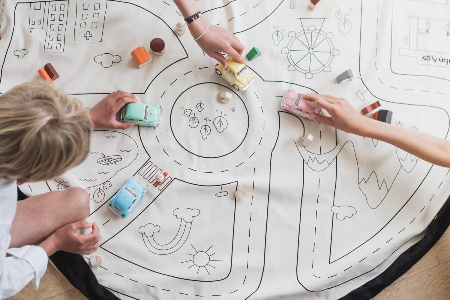 Play&Go Playville Spielzeugsack – Große Spielmatte & Aufbewahrung