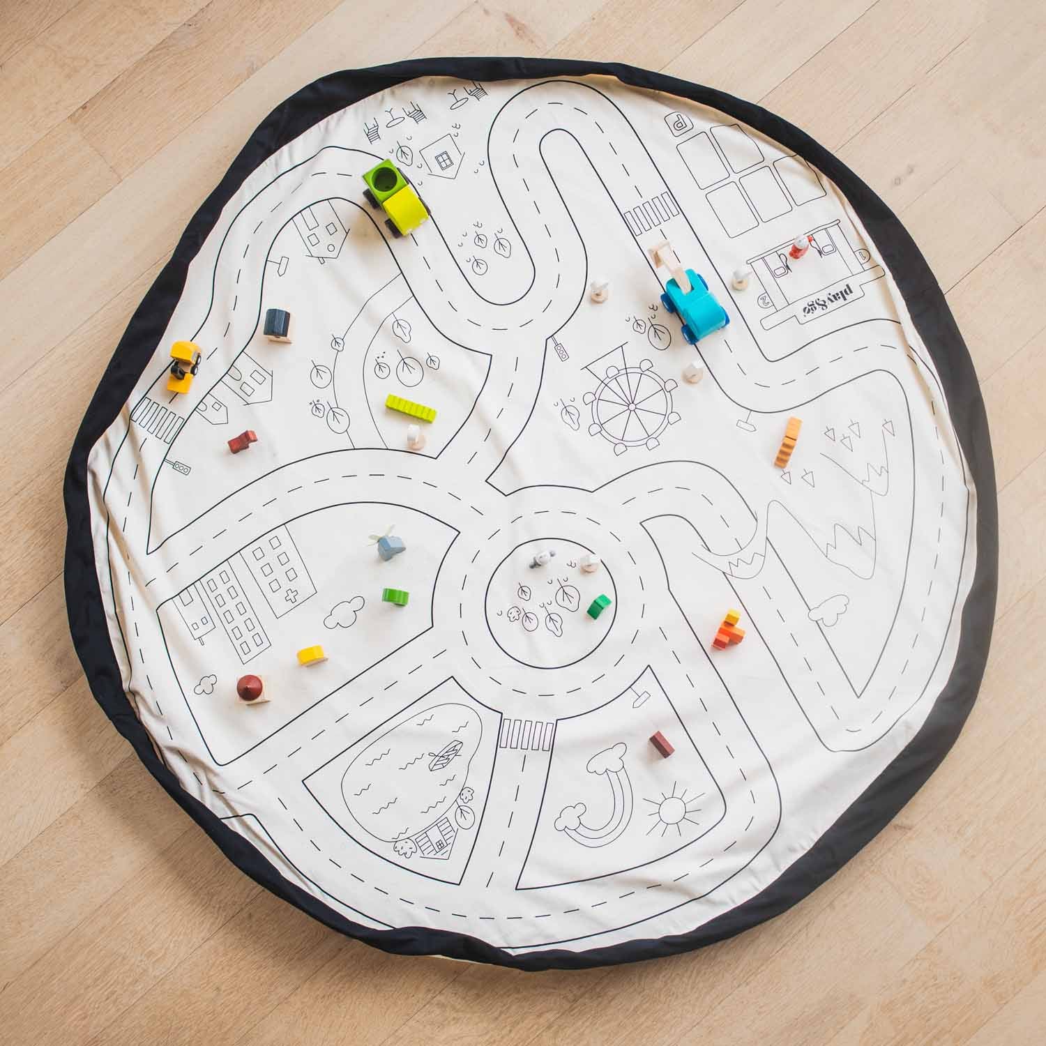 Play&Go Playville Spielzeugsack – Große Spielmatte & Aufbewahrung