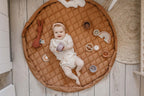 Play&Go Tawny Brown Organic Babymat & Bag – 3-in-1 Bio-Spielmatte & Aufbewahrung