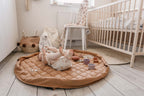 Play&Go Tawny Brown Organic Babymat & Bag – 3-in-1 Bio-Spielmatte & Aufbewahrung