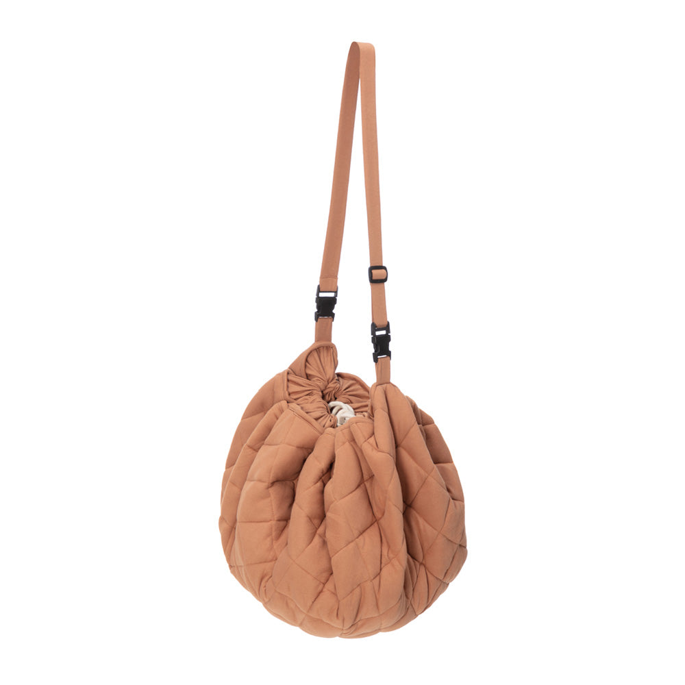 Play&Go Tawny Brown Organic Babymat & Bag – 3-in-1 Bio-Spielmatte & Aufbewahrung
