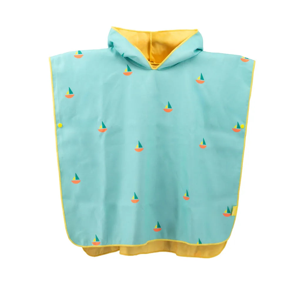Quut Kinder Poncho – Schnelltrocknender Strandponcho für Sommer & Urlaub