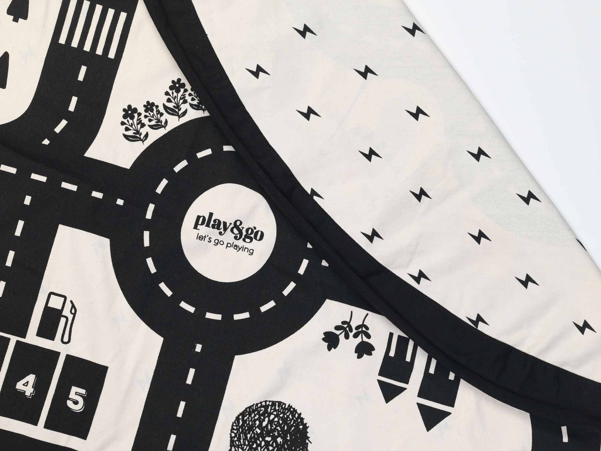Play&Go Roadmap Thunderbolt Spielzeugsack – Große Spielmatte & Aufbewahrung