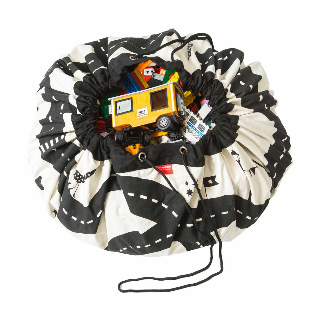 Play&Go Roadmap Thunderbolt Spielzeugsack – Große Spielmatte & Aufbewahrung