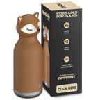 Asobu Bestie Fox Trinkflasche | Isolierte Kinderflasche 460 ml