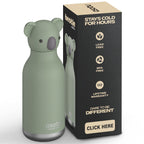 Asobu Bestie Koala Trinkflasche | Isolierte Kinderflasche 460 ml