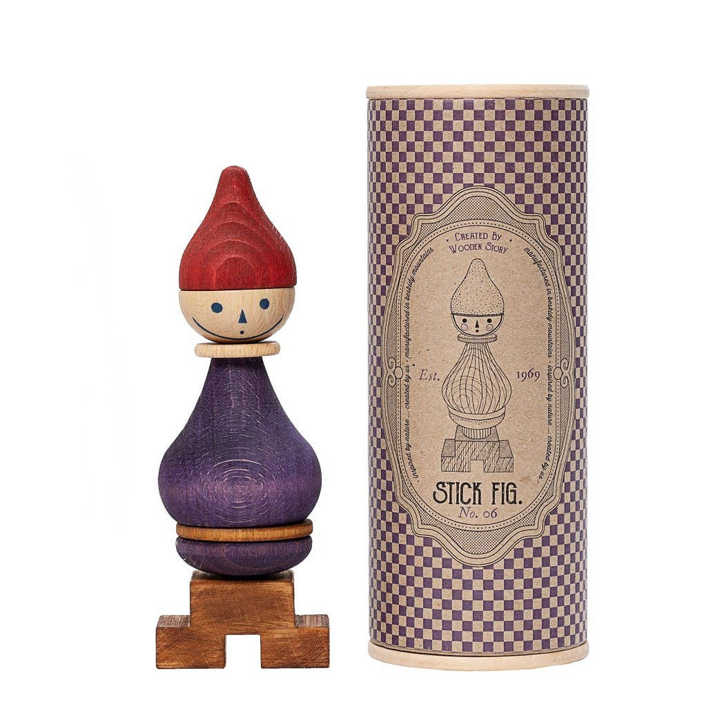 Wooden Story Stick Fig No.06 – Holz Stapelspielzeug