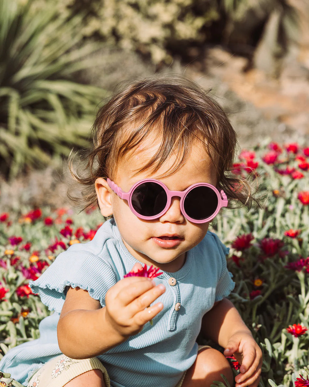 Olivio&Co Toddler Round Sunglasses-Rock Rose