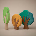 AVDAR Flat Forest Holzbaum-Set – 7 Teile für fantasievolle Waldwelten