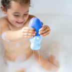 Quut Squeezi Hippo – Weiches Silikon Badespielzeug für kleine Entdecker