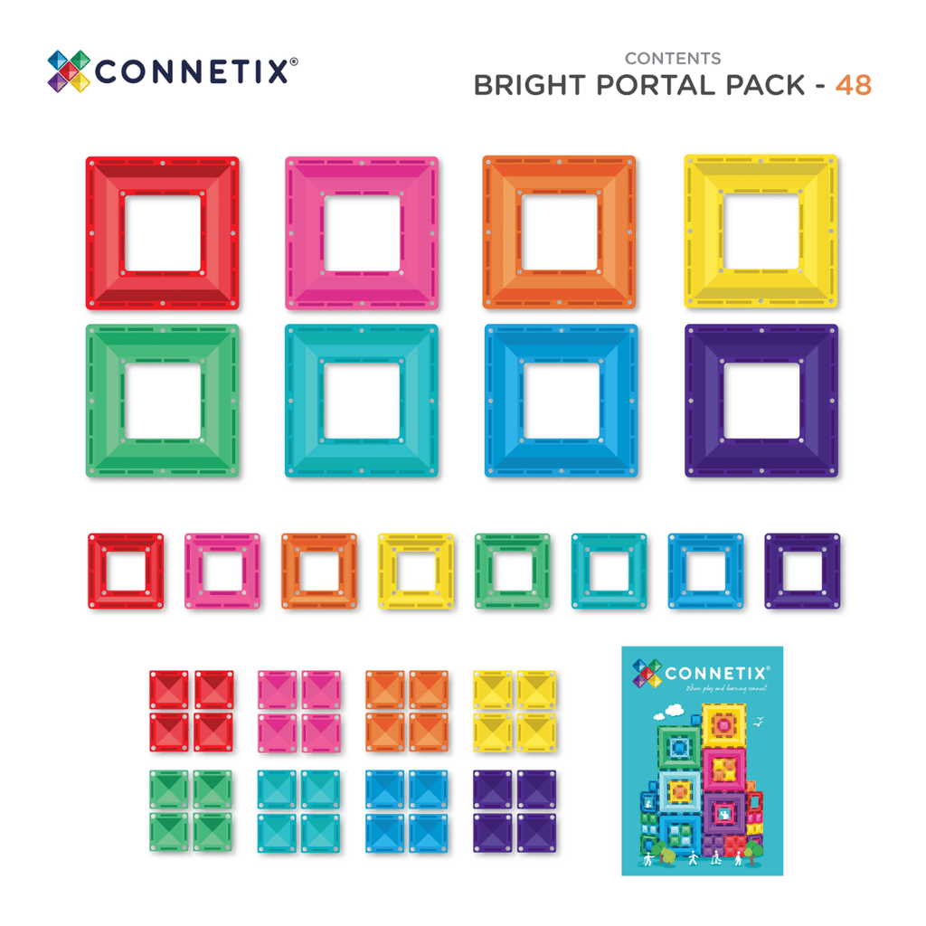 CONNETIX Bright Portal Pack – 48-teilig