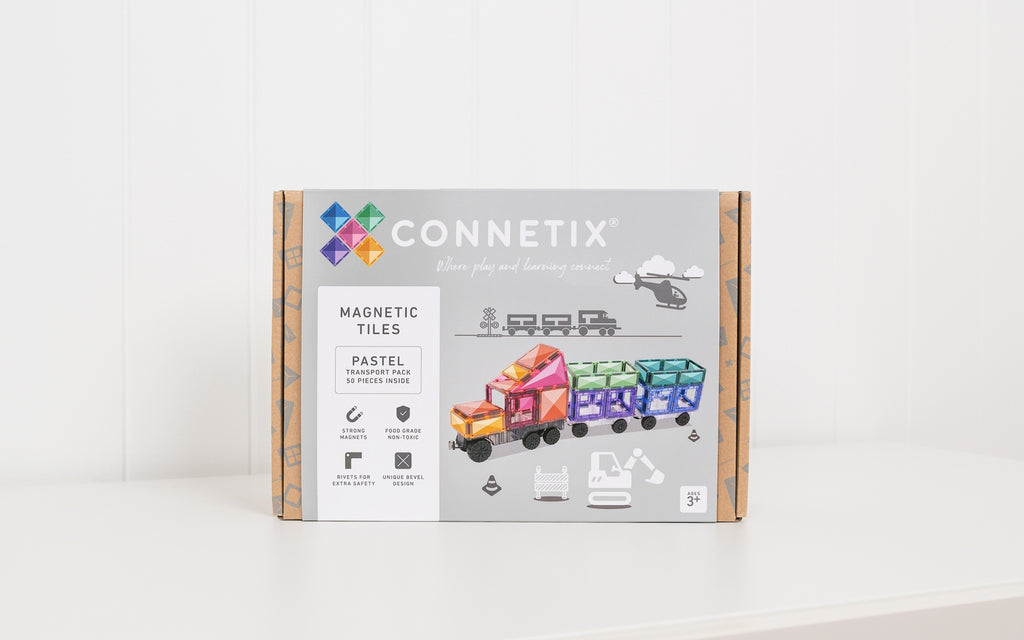 CONNETIX Pastel Transport Pack – 50 Teile