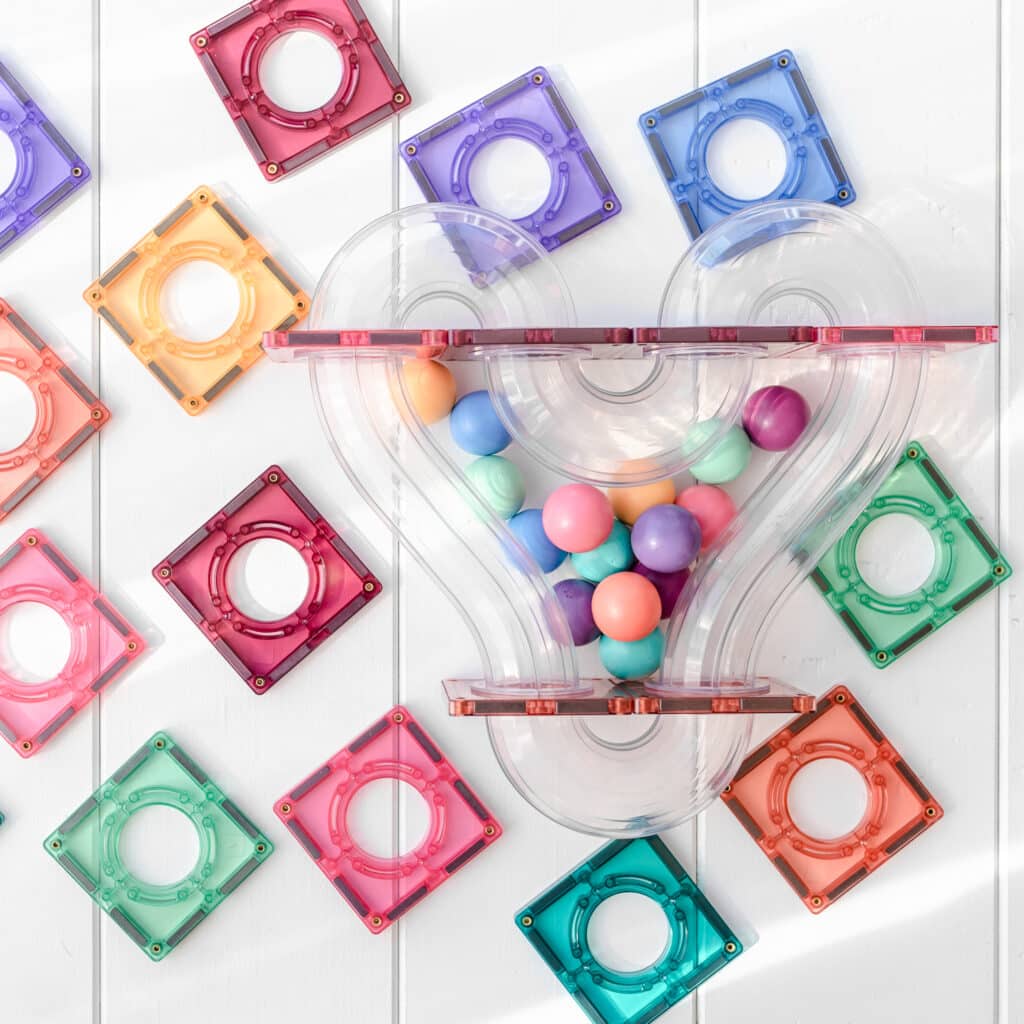 CONNETIX Pastel Ball Run Pack – 106 Teile