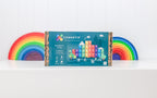 CONNETIX Rainbow Rectangle Pack – 18 Teile