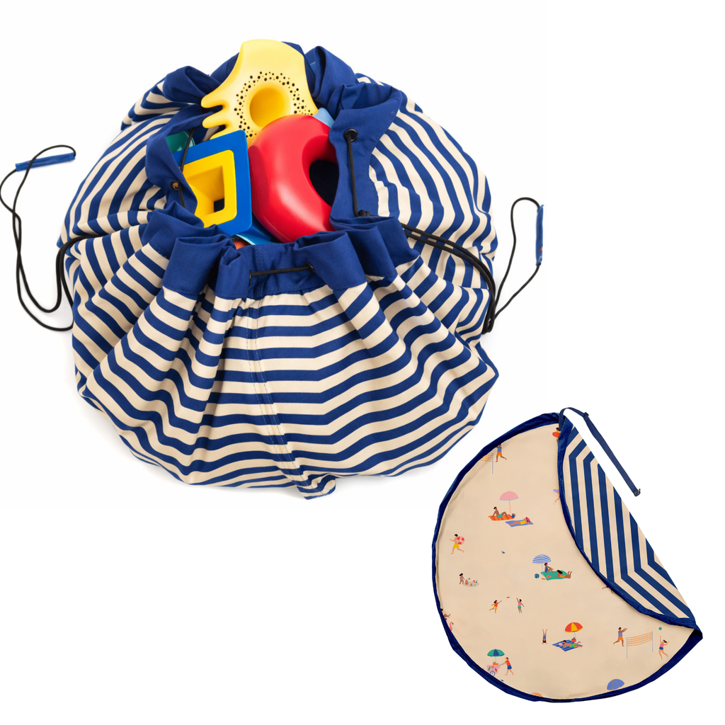 Play&Go Outdoor Beach Spielmatte – Wasserdichte 2-in-1 Spielmatte & Aufbewahrung