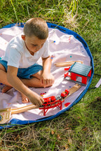 Play&Go Outdoor Beach Spielmatte – Wasserdichte 2-in-1 Spielmatte & Aufbewahrung