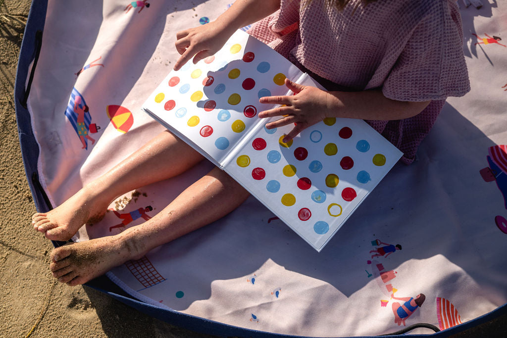 Play&Go Outdoor Beach Spielmatte – Wasserdichte 2-in-1 Spielmatte & Aufbewahrung