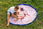 Play&Go Outdoor Beach Spielmatte – Wasserdichte 2-in-1 Spielmatte & Aufbewahrung