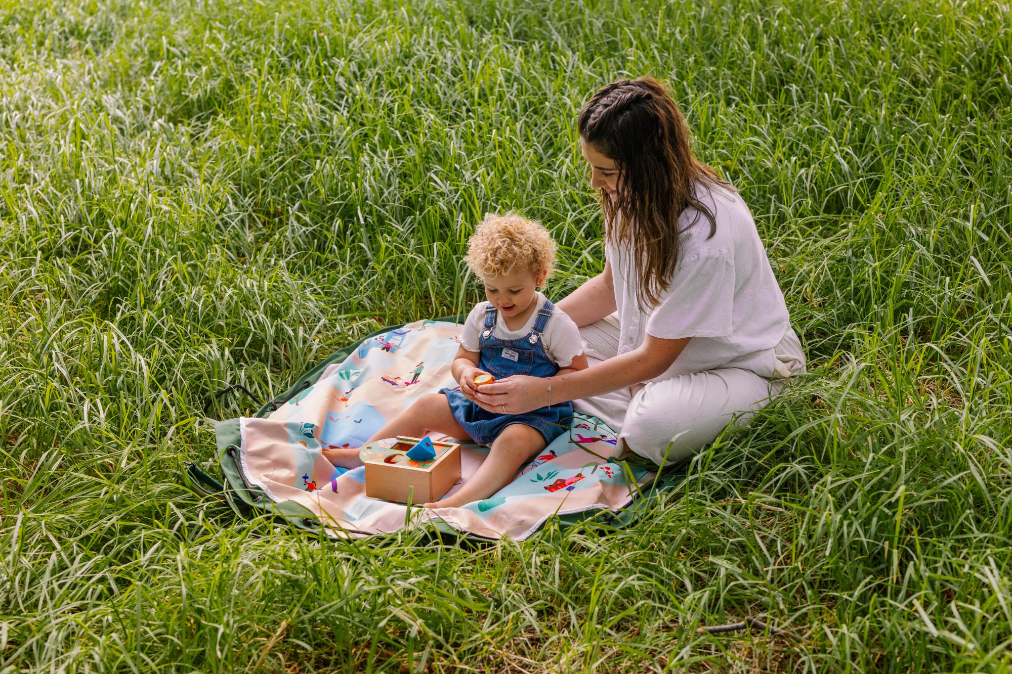 Play&Go Outdoor Parc Spielmatte – Wasserdicht & Pflegeleicht