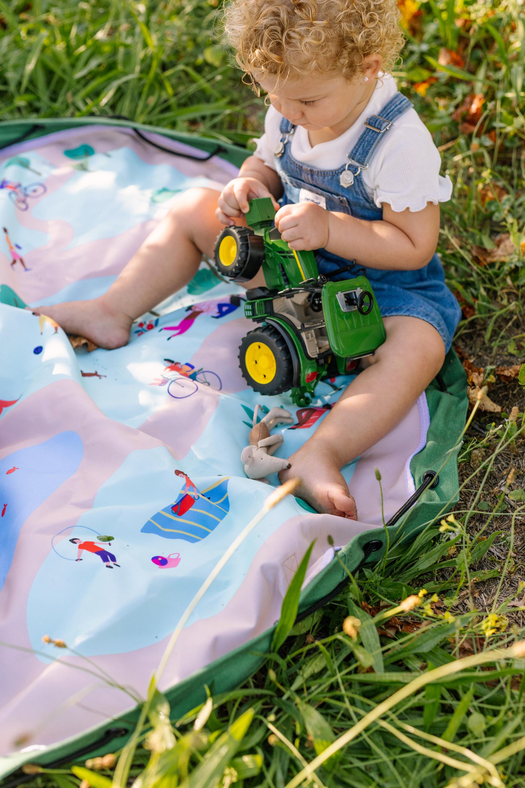 Play&Go Outdoor Parc Spielmatte – Wasserdicht & Pflegeleicht