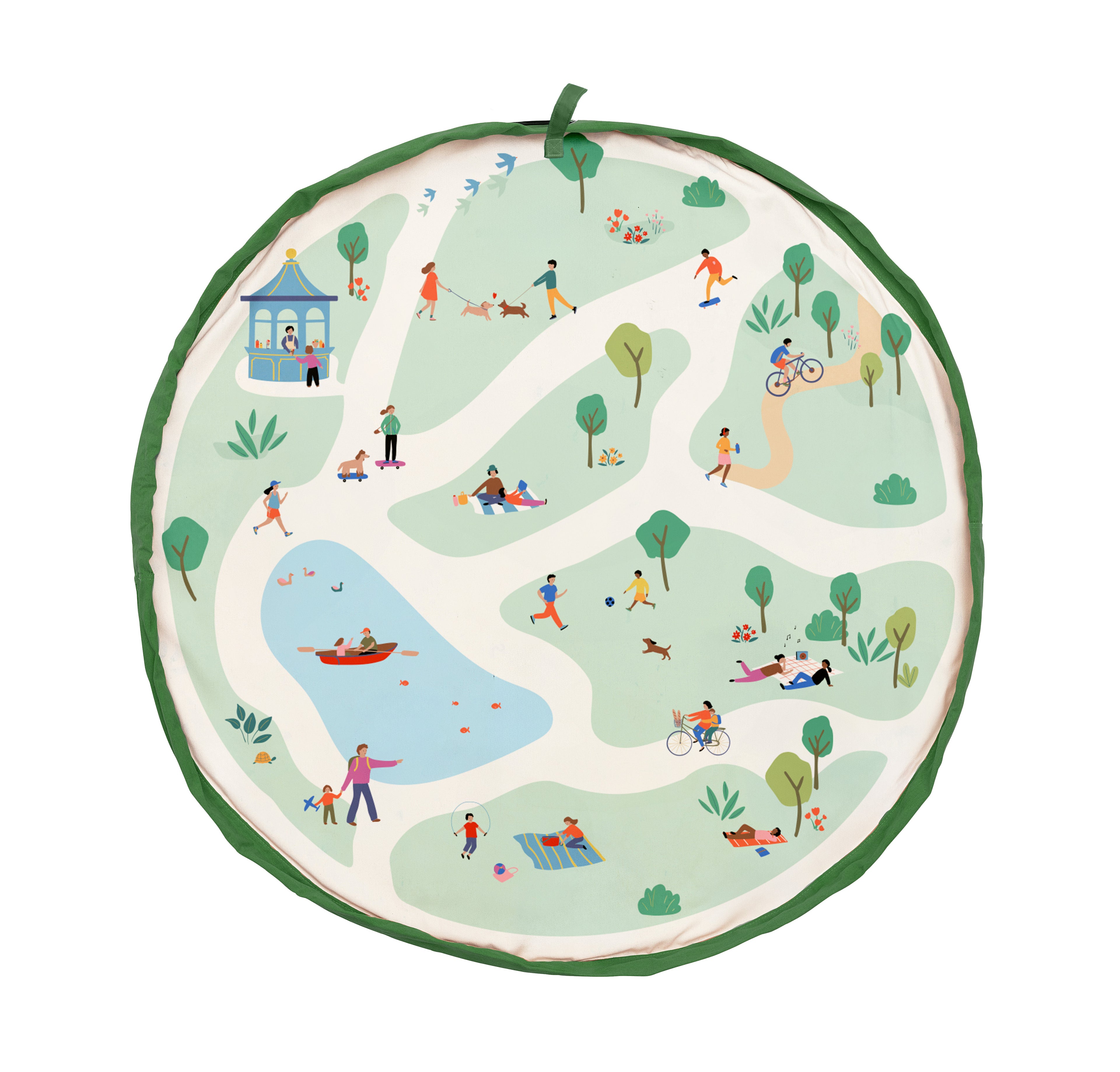 Play&Go Outdoor Parc Spielmatte – Wasserdicht & Pflegeleicht