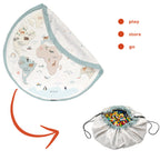 Play&Go Worldmap Colors Spielzeugsack – Große Spielmatte & Aufbewahrung