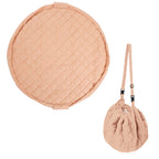 Play&Go Fleuri Organic Babymat & Bag – 3-in-1 Bio-Spielmatte, Aufbewahrung & Wickeltasche