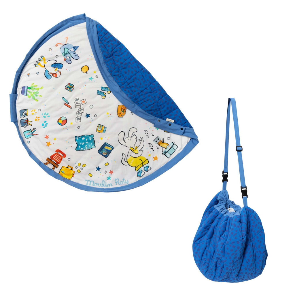 Play&Go x Moulin Roty Puce & Pilou Babymat & Bag – 3-in-1 Spielmatte & Aufbewahrung