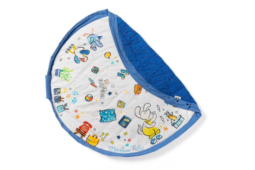 Play&Go x Moulin Roty Puce & Pilou Babymat & Bag – 3-in-1 Spielmatte & Aufbewahrung