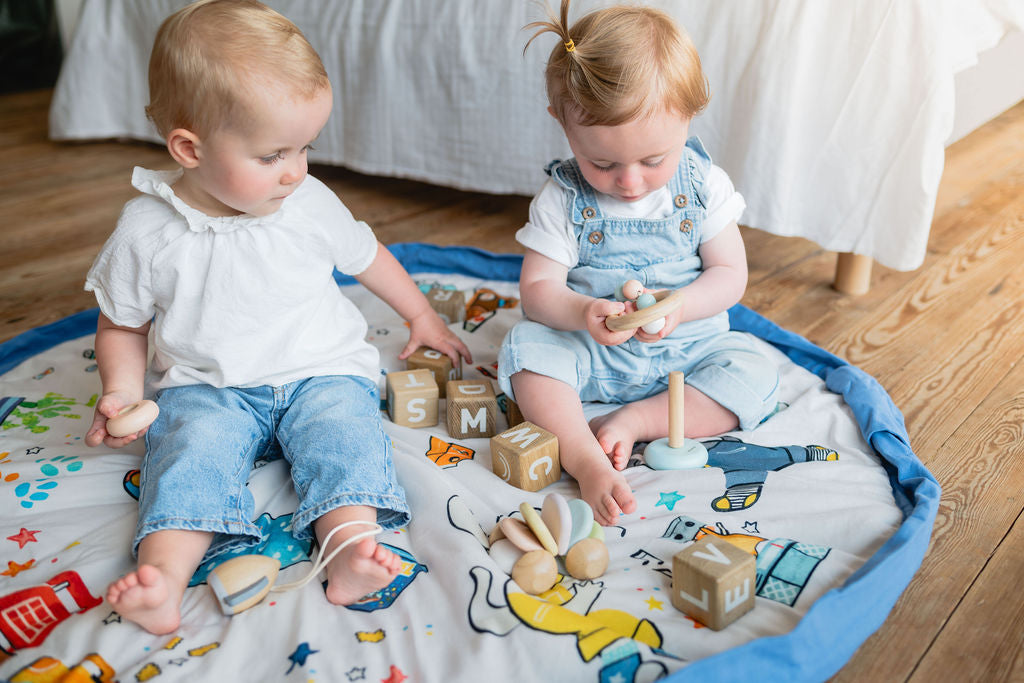 Play&Go x Moulin Roty Puce & Pilou Babymat & Bag – 3-in-1 Spielmatte & Aufbewahrung